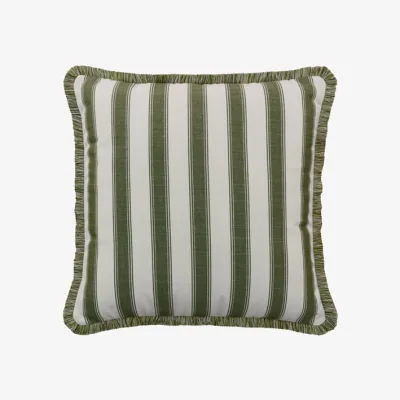 Andrew Martin Tote Cypress, Hollowfibre, Cushion, 55cm x 55cm - Andrew Martin Sophie Paterson Stripe