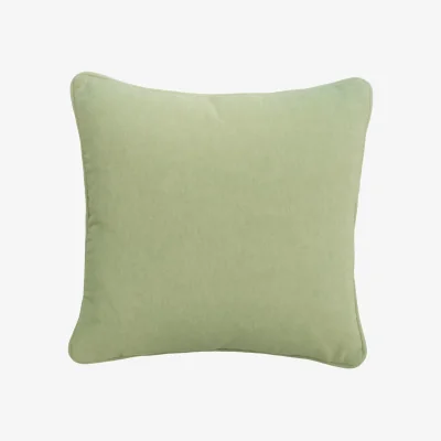 Andrew Martin Cinema Parlour, Sustainable Feather, Cushion, 55cm x 55cm - Andrew Martin Velvet Plain