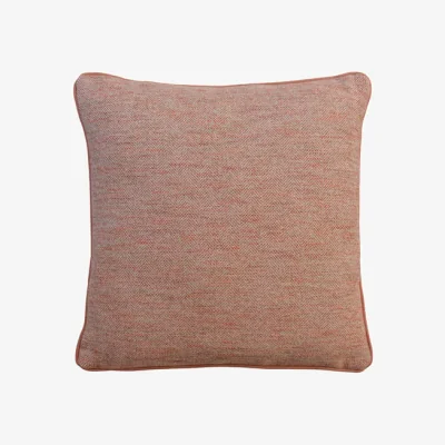 Andrew Martin Delphini Amaretti, Sustainable Feather, Cushion, 55cm x 55cm - Andrew Martin Cotton Blend Herringbone & Plain & Weave