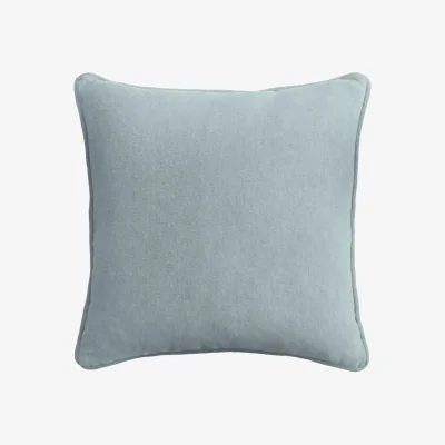 Andrew Martin Cinema Vespa, Sustainable Feather, Cushion, 55cm x 55cm - Andrew Martin Velvet Plain