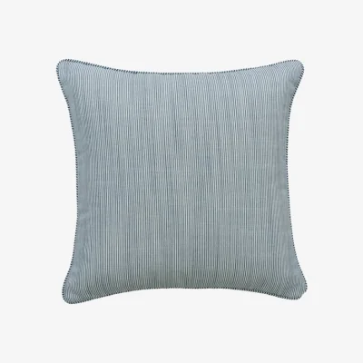 Andrew Martin Espadrille Navy, Hollowfibre, Cushion, 55cm x 55cm - Andrew Martin Sophie Paterson Stripe