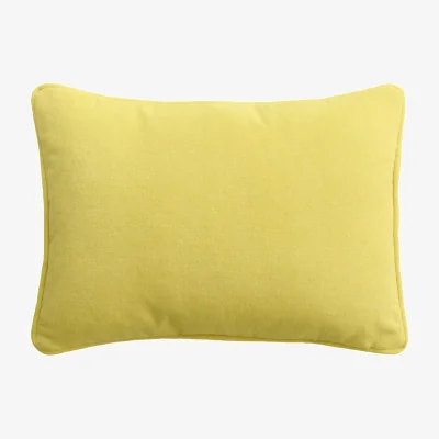 Andrew Martin Cinema Sherbert Rectangular, Sustainable Feather, Cushion, 55cm x 40cm - Andrew Martin Velvet Plain