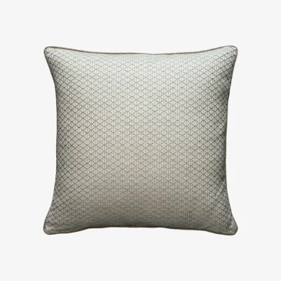 Andrew Martin Brook String, Sustainable Feather, Cushion - Andrew Martin Sophie Paterson Cotton Blend & Linen Blend Geometric