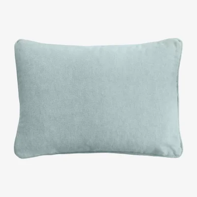 Andrew Martin Cinema Vespa Rectangular, Sustainable Feather, Cushion, 55cm x 40cm - Andrew Martin Velvet Plain