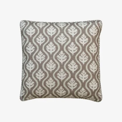 Andrew Martin Fig Twig, Sustainable Feather, Cushion, 55cm x 55cm - Andrew Martin Linen & Linen Blend Floral & Small Prints