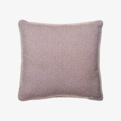 Andrew Martin Pollen Pink, Sustainable Feather, Cushion - Andrew Martin Eco-conscious & Linen Blend & Viscose Blend Small Prints