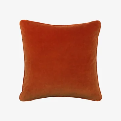 Andrew Martin Medici Raw Umber, Sustainable Feather, Cushion - Andrew Martin Eco-conscious & Cotton & Velvet Plain