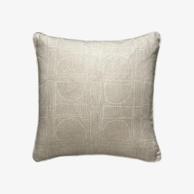 Andrew Martin Curzon String, Sustainable Feather, Cushion - Andrew Martin Sophie Paterson Eco-conscious & Cotton Blend & Linen Blend Geometric
