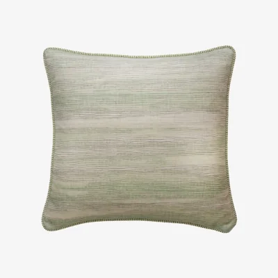 Andrew Martin Puff Spring, Sustainable Feather, Cushion - Andrew Martin Kit Kemp Linen & Linen Blend Stripe
