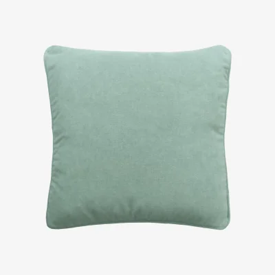 Andrew Martin Cinema Diner, Sustainable Feather, Cushion, 55cm x 55cm - Andrew Martin Velvet Plain