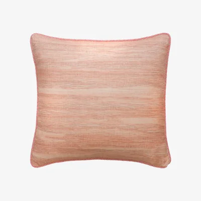 Andrew Martin Puff Rust, Sustainable Feather, Cushion - Andrew Martin Kit Kemp Linen & Linen Blend Stripe