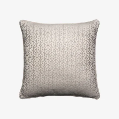 Andrew Martin Monte String, Sustainable Feather, Cushion, 55cm x 55cm - Andrew Martin Sophie Paterson Linen Blend Geometric