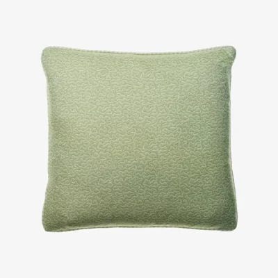 Andrew Martin Pollen Leaf, Sustainable Feather, Cushion - Andrew Martin Eco-conscious & Linen Blend & Viscose Blend Small Prints