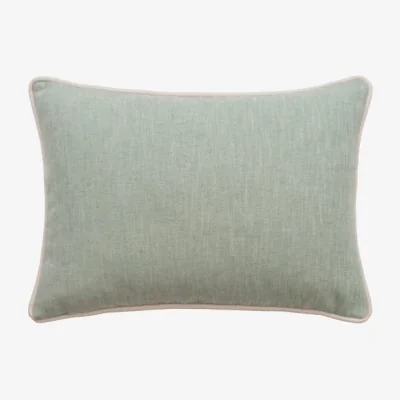 Andrew Martin Canvas Sky, Sustainable Feather, Cushion - Andrew Martin Kit Kemp Linen & Linen Blend Plain
