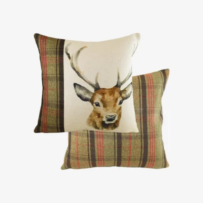 Arighi Bianchi Stag Square Cushion Sand