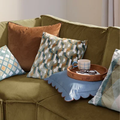 Arighi Bianchi Calypso Velvet Jacquard Cushion