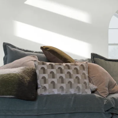 Arighi Bianchi Geometric Cushion Natural