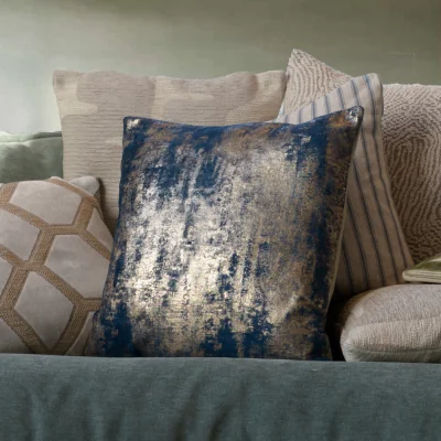 Arighi Bianchi Eclipse Cushion, Blue