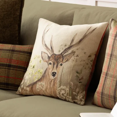 Arighi Bianchi Cervus Stag Cushion