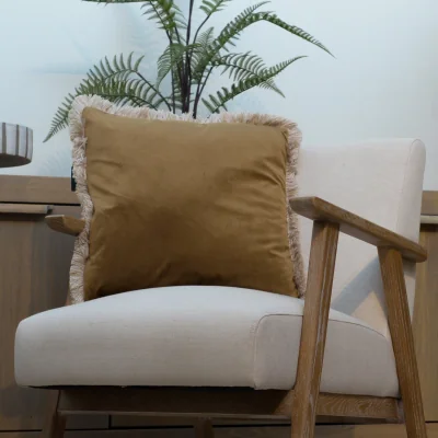 Arighi Bianchi Bronze and Sand Cushion