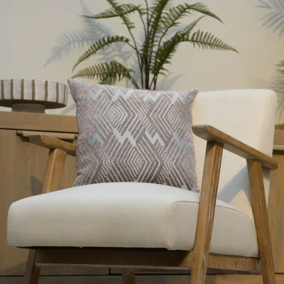 Arighi Bianchi Taupe Diamond Cushion