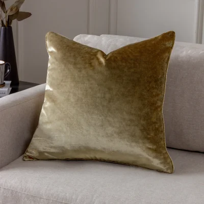 Arighi Bianchi Andromeda Velvet Extra Large Cushion, Gold