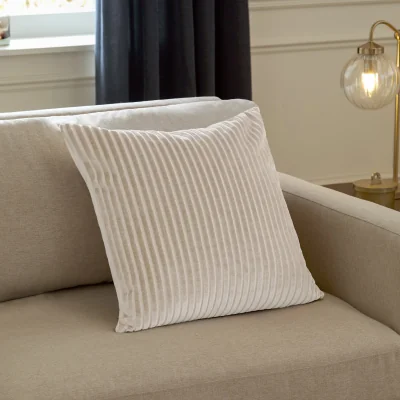 Arighi Bianchi Astra Striped Cushion, Cream