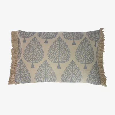 Barker and Stonehouse Leaf Cushion Cotton | Barker & Stonehouse