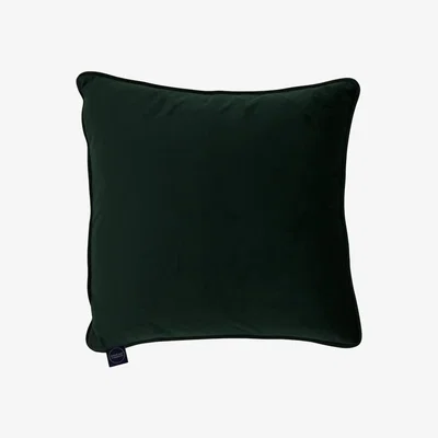 Barker and Stonehouse Plush Bottle Green Cushion | Barker & Stonehouse