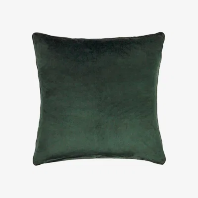 Barker and Stonehouse Green Wavy Cushion, Square Polyester | Barker & Stonehouse