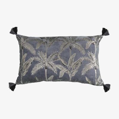 Barker and Stonehouse Metallic Palm Cushion Cotton | Barker & Stonehouse