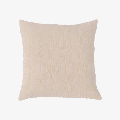 Barker and Stonehouse Woven Cushion, Cream | Barker & Stonehouse