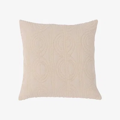Barker and Stonehouse Woven Cushion, Cream | Barker & Stonehouse