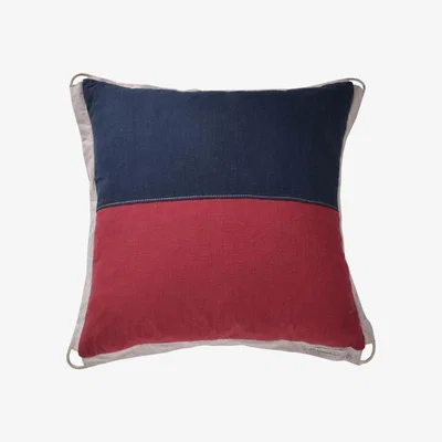 Barker and Stonehouse Timothy Oulton Coastal D Signal Cushion, Echo