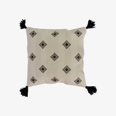 Barker and Stonehouse Embroidered Tassel Cushion | Barker & Stonehouse
