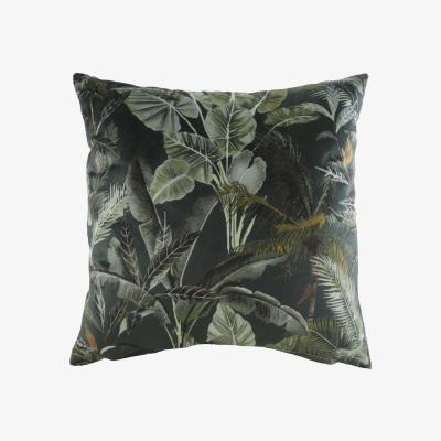 Barker and Stonehouse Dark Leaves Cushion