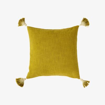 Barker and Stonehouse Juniper Tassel Cushion, Moss