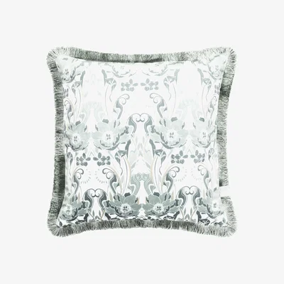 Barker and Stonehouse Emerald Noveau Cushion, Square, Green | Barker & Stonehouse