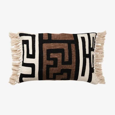 Barker and Stonehouse Brown Aztec Cushion Cotton | Barker & Stonehouse