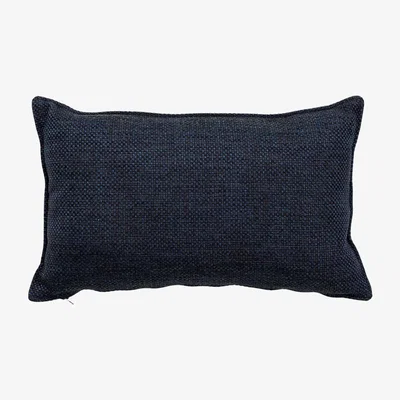 Barker and Stonehouse Cane-Line Limit Dark Blue Scatter Rectangle Cushion