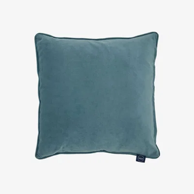 Barker and Stonehouse Sky Plush Velvet Cushion, Blue | Barker & Stonehouse