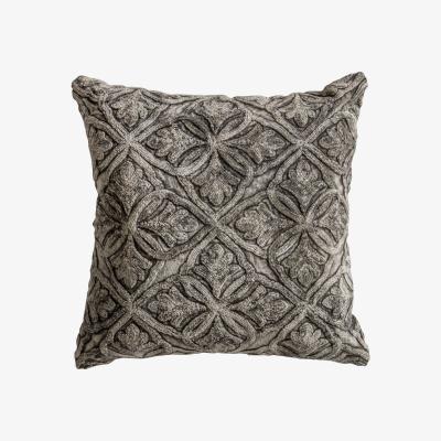 Barker and Stonehouse Grey Patterned Cushion Cotton | Barker & Stonehouse