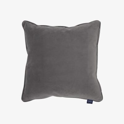 Barker and Stonehouse Charcoal Plush Vel Cushion, Grey | Barker & Stonehouse