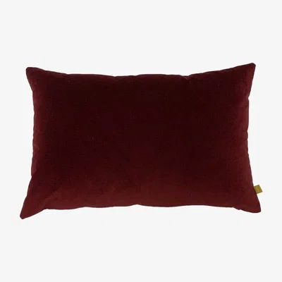 Barker and Stonehouse Velvet Maroon Cushion, Red | Barker & Stonehouse