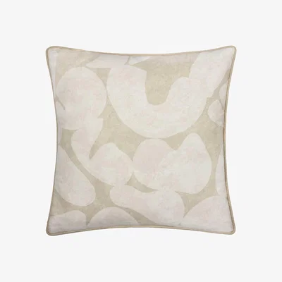 Barker and Stonehouse Natural Shapes Cushion, Square, Neutral 100% Cotton | Barker & Stonehouse