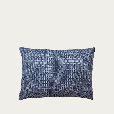 Bombinate.com Blue Parquet Bolster Cushion
