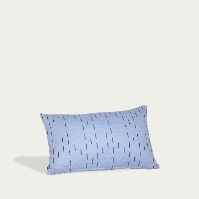 Bombinate.com Blue Kantha Stitch 2 Quilted Cushion