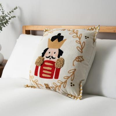 BHS.com Christmas Nutcracker Cushion, Natural