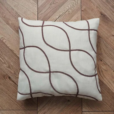BHS.com Soft Elegance Embroidered Cushion, Pink