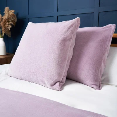 BHS.com Large Microfleece Cushion, Heather